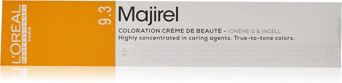 L'Oréal Professionnel Majirel 7 středně blond, 50 ml Barva na vlasy Naty Shop Velmi světlá blond zlatá