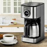 Kávovar CASO Selection C 10 Thermo Design – Nerezové pouzdro, 1,2l izotermická karafa (10 šálků), dotykové ovládání a časovač, funkce Aroma PLUS, permanentní filtr, filtr proti odkapávání