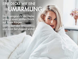 Relaxační deka Traumnacht 135 X 200 Cm, 4 kg vážená deka pro zklidnění a zmírnění stresu, doporučeno pro dospělé, certifikováno Oeko-Tex, vyrobeno podle německých norem kvality Přikrývky a přikrývky Naty Shop