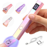 Saviland U V Lampe Für Gelnägel: Mini U V Lampe Für NägelSchützen Sie Die Haut Wiederaufladbar Klein LED Nagellack Trocknergerät Für Nagellack Aufbaugel Tipy na nehty Nagelkleber Geschenke Für Frauen
