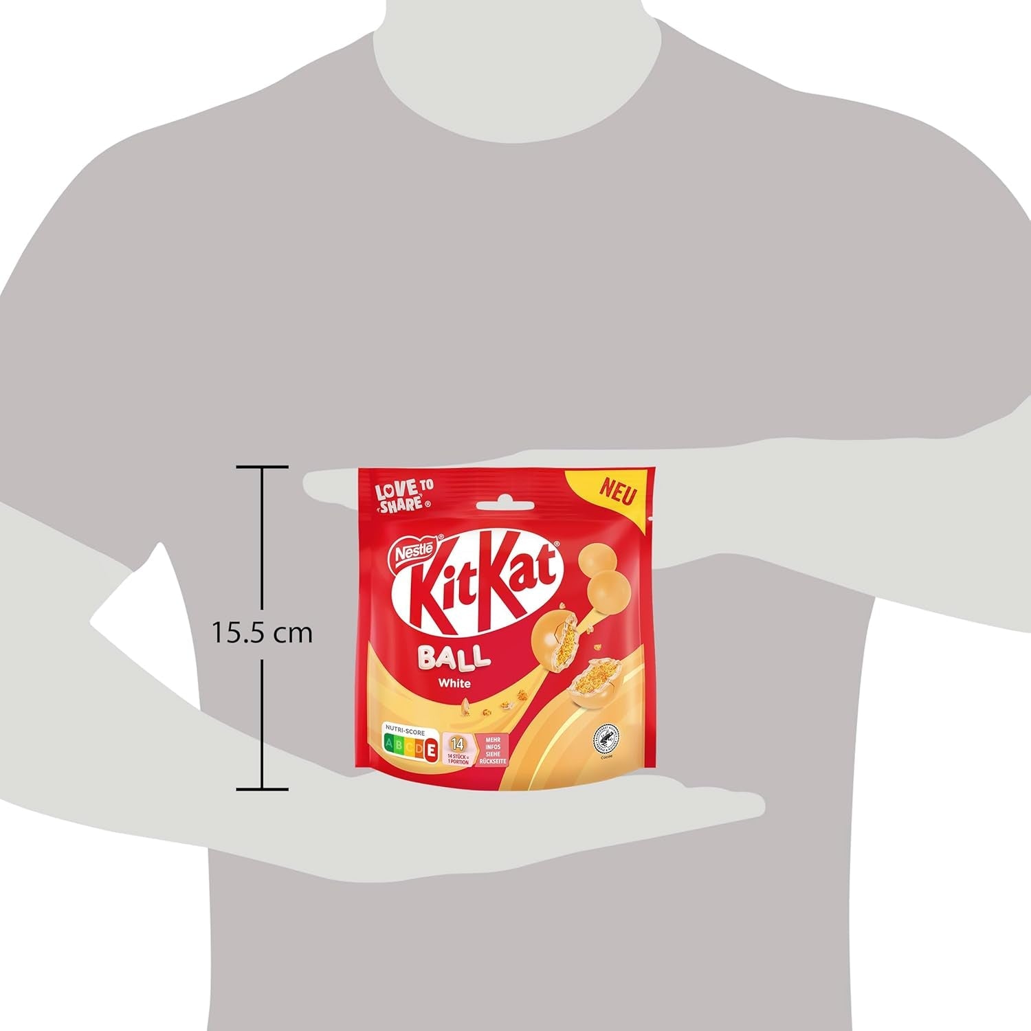 NESTLÉ bílé kuličky, balení 1 ks (1 x 130g)