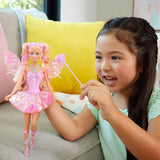 Mattel Barbie víla s hůlkou a módními doplňky, fantastický motiv s křídly a oblečením měnícím barvu, JCP76, [vícebarevné] panenky Naty Shop