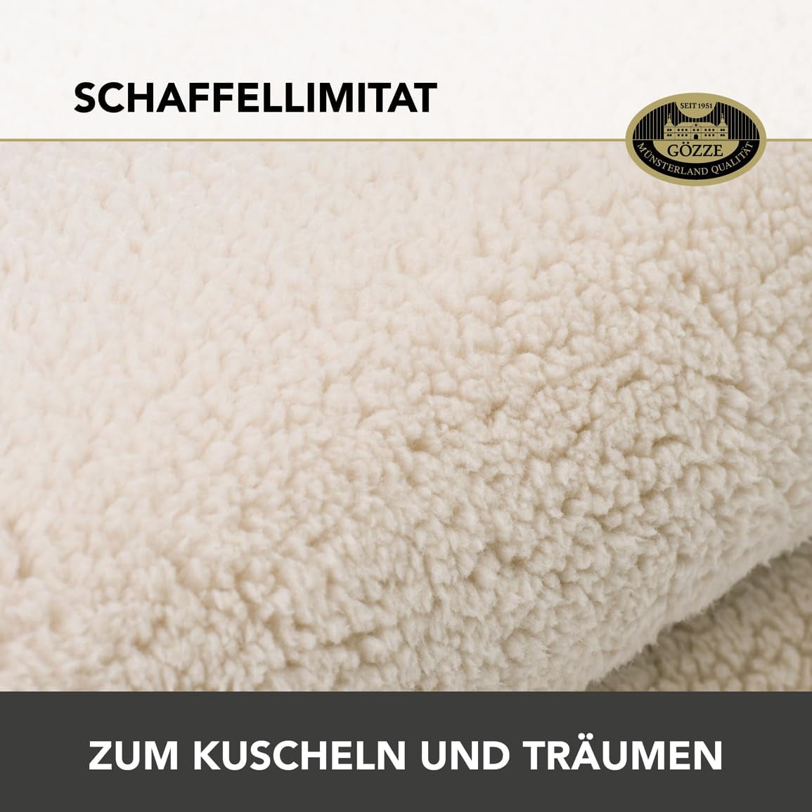 Gözze - Cloud měkká plyšová deka, imitace ovčí kůže, 100% polyester (mikrovlákno), 150 X 200 Cm - Camel Přikrývky a přikrývky Naty Shop