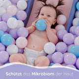 Plenky Bella Baby Happy Premium, velikost 6, Junior Extra, 15+ kg, 96 kusů, pečeť DERMATEST a OEKO-TEX, Jednorázové dětské plenky