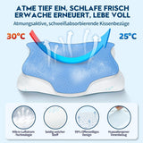 Cloudétoile Neck Polštář Paměťový pěnový polštář - Ergonomický ortopedický polštář 2 v 1 Visco Foam Polštář Boční spánek Polštář s podporou krku Výškově nastavitelná paměťová pěna Polštář Bílá 64X38X12cm Krční ortopedické polštáře Naty Shop