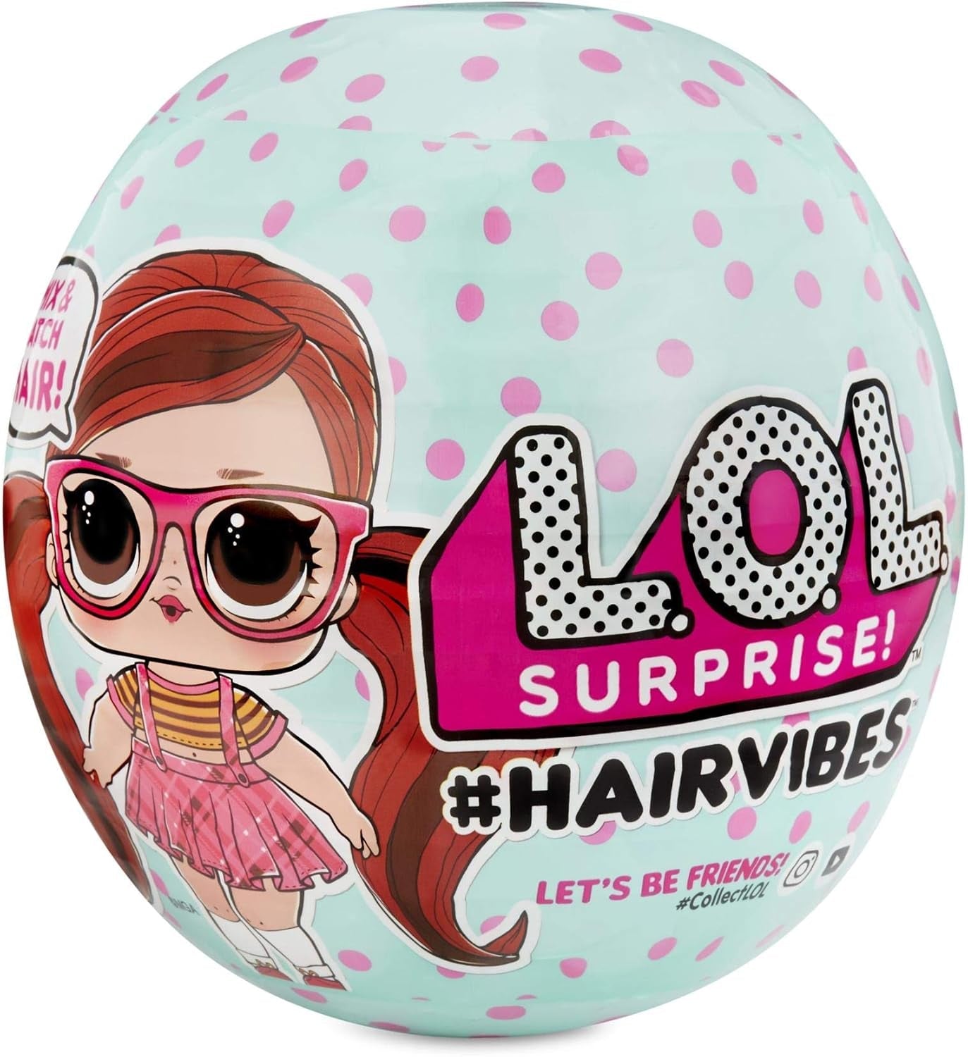 Sběratelské panenky LOL Surprise pro dívky - S 15 různými překvapeními a účesy - #Hairvibes Dolls