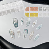 2 Boxen Nail Art Strasssteine, Pinzeta Nägel Flatback Perlen Nail Charms Mit Křišťálové Nagelzubehör Diamanten Edelstahl-Perlen Für Nagelschmuck