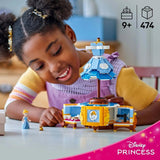 LEGO Ç€ Šaty Disney Princess Popelka, hračka pro kluky a dívky od 9 let - obsahuje ramínko na šaty, mini panenku Popelku a figurku myši - Kreativní sada 43266 Stavebnice Beuche den LEGO-Store