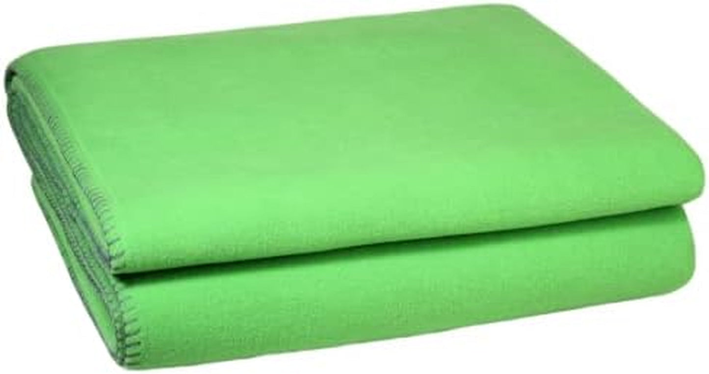Deka Zoeppritz v barvě: Červená, Vyrobeno z 65% Polyester, 35% Viskóza, Rozměr: 160X200 Cm, 103291-235-160X200 Postele a přikrývky Zoeppritz od roku 1828 605 Fluorově zelená 180X220 Cm
