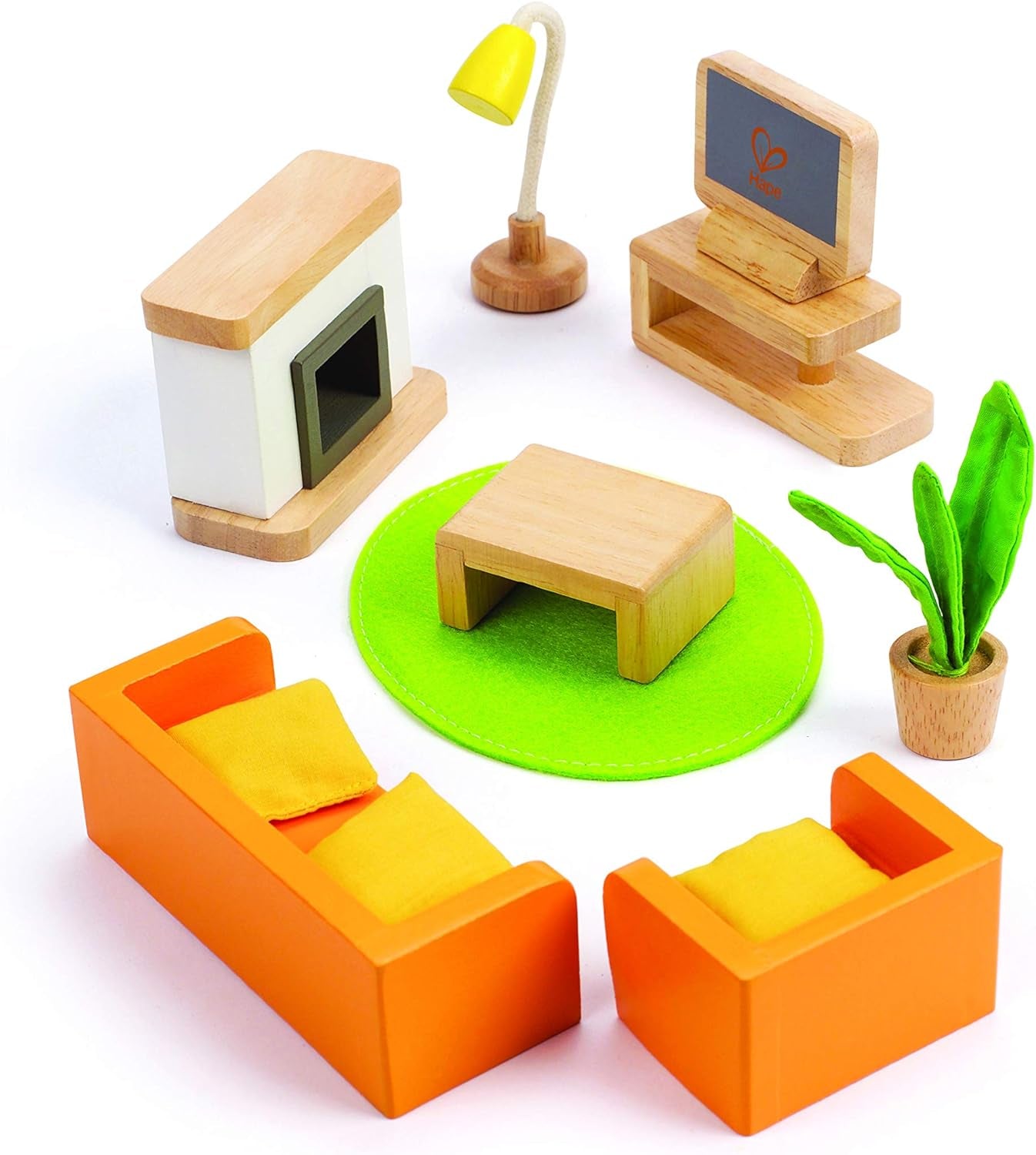 Hape E3459 - Dětský pokoj, malý domeček pro panenky Naty Shop Obývací pokoj