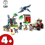 LEGO Jurassic World Rescue Center for Baby Dinosaurs, sada s malými figurkami dinosaurů včetně Triceratopse, Ankylosaura a Velociraptora, stavebnicový dárek pro chlapce a dívky od 4 let 76963 Stavebnice Besuche den LEGO-Store
