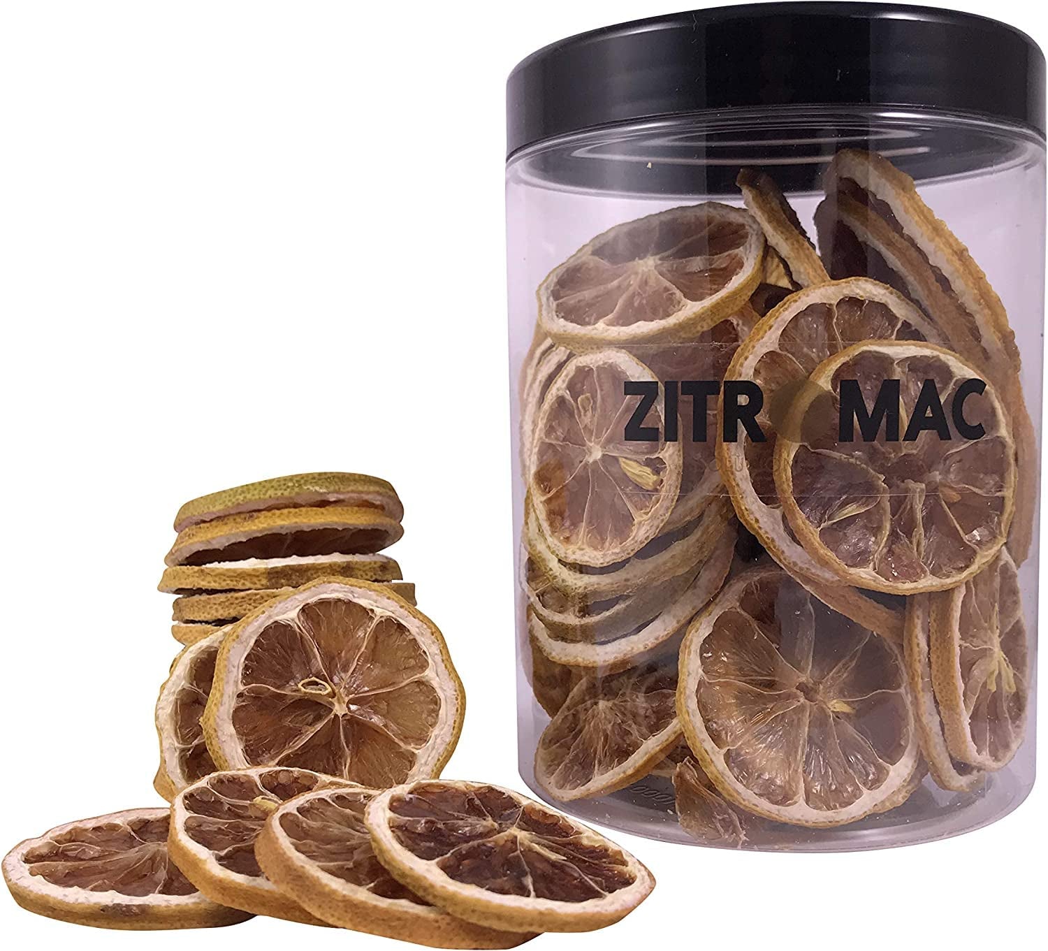 45g Sušené plátky citronu, plátky sušeného ovoce na koktejly, sušený citron na vánoční ozdobu, svařené víno, čaj, pečení|100% přírodní sušené citrony Dehydrované produkty Naty Shop 90G