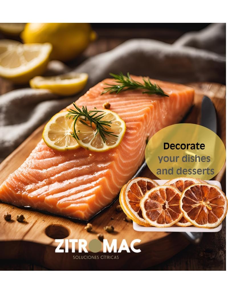45g Sušené plátky citronu, plátky sušeného ovoce do koktejlů, sušený citron na vánoční ozdobu, svařené víno, čaj, pečení|100% přírodní sušené citrony Dehydrované produkty Naty Shop