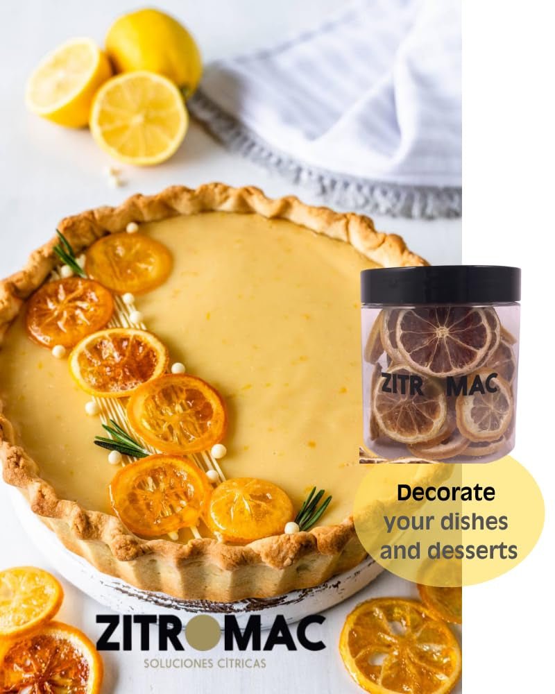 45g Sušené plátky citronu, plátky sušeného ovoce do koktejlů, sušený citron na vánoční ozdobu, svařené víno, čaj, pečení|100% přírodní sušené citrony Dehydrované produkty Naty Shop