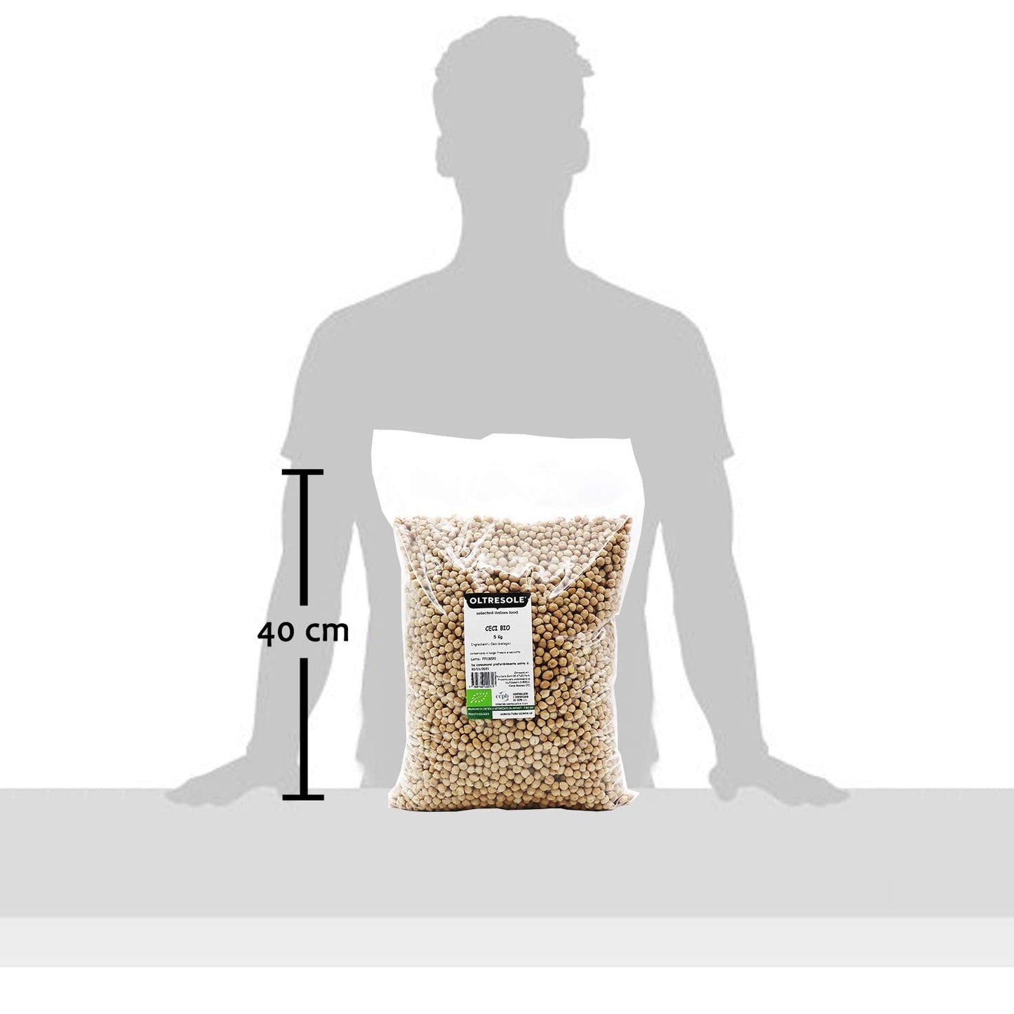 , 5 kg BIO cizrna, BIO sušené luštěniny z řízeného pěstování, Cereálie Naty Shop