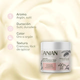 ARGÁN výživa y suavidad mascarilla 350 ml Maska na vlasy Naty Shop