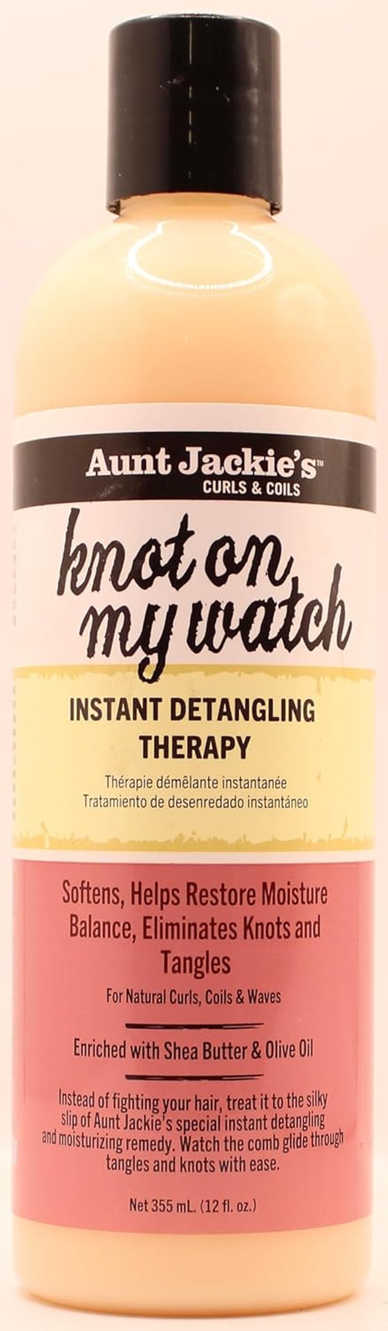 Knot On My Watch Instant Detangling Therapy 355ml (2 Pack) od tety Jackie Další nástroje Produkty na rozčesávání Naty Shop Výchozí název