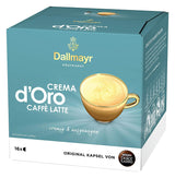 Dallmayr Crema d'Oro, XXL-Vorratsbox (3 x 30 kapslí) & Dallmayr Crema d'Oro Caffè Latte (48 kafé, 48 ks, cremig & ausgefungen) 3er Pack (3 x 16 kapslí)