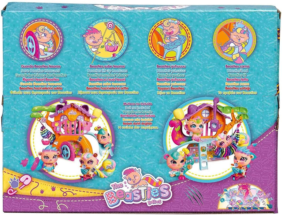 The Bellies from Bellyville - Beetree House, Beasties House Bellies Friends, Doplňky pro panenky, Dárky (Famosa 700015795) Naty Shop Domky pro panenky