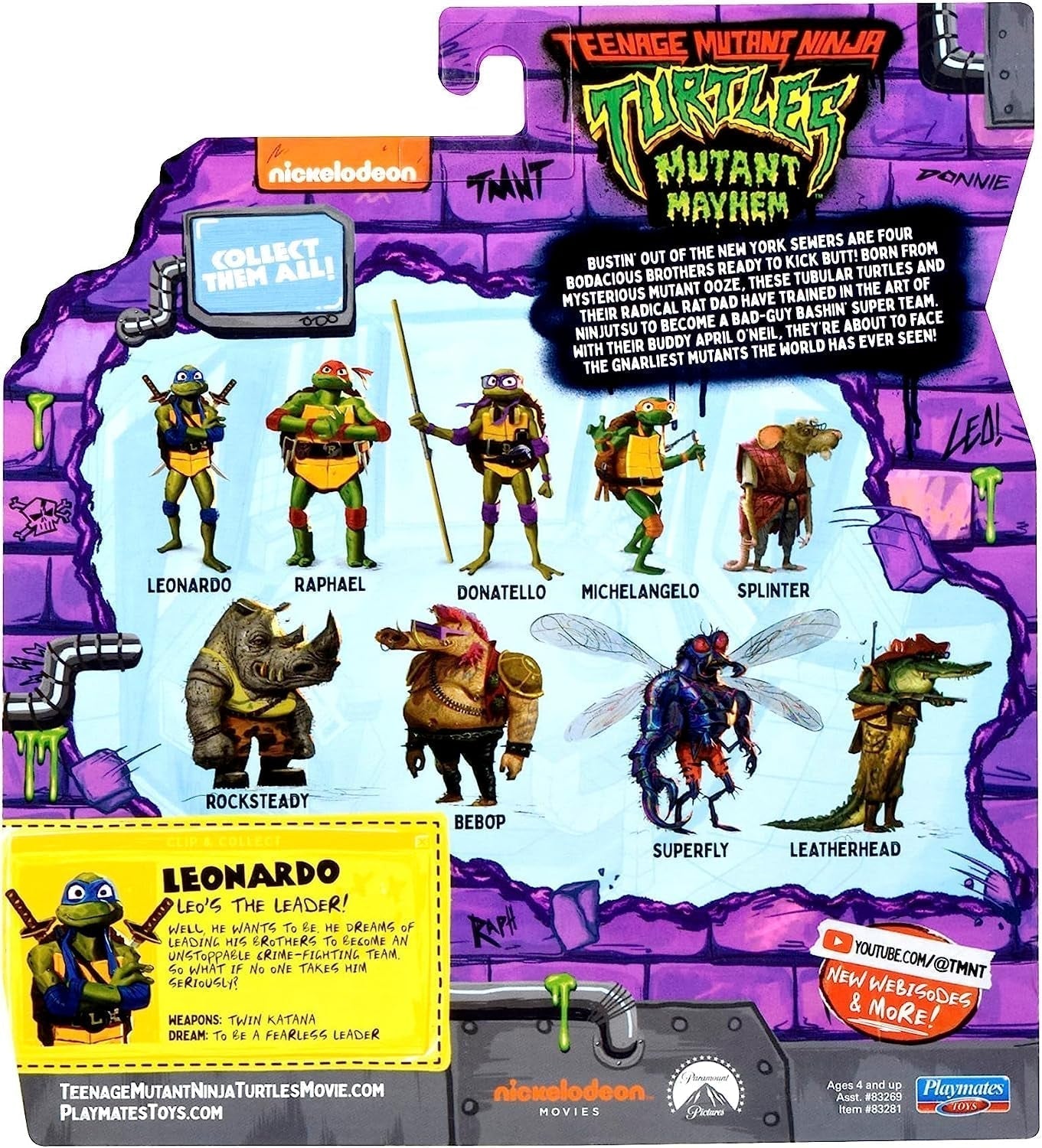 TEENAGE MUTANT NINJA Turtles - Leonardo Základní figurka Akční figurky Naty Shop