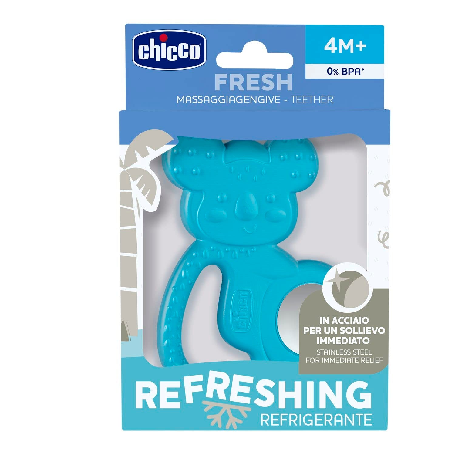 Chicco Fresh Power 3D hračka na kousání koaly, 4M+