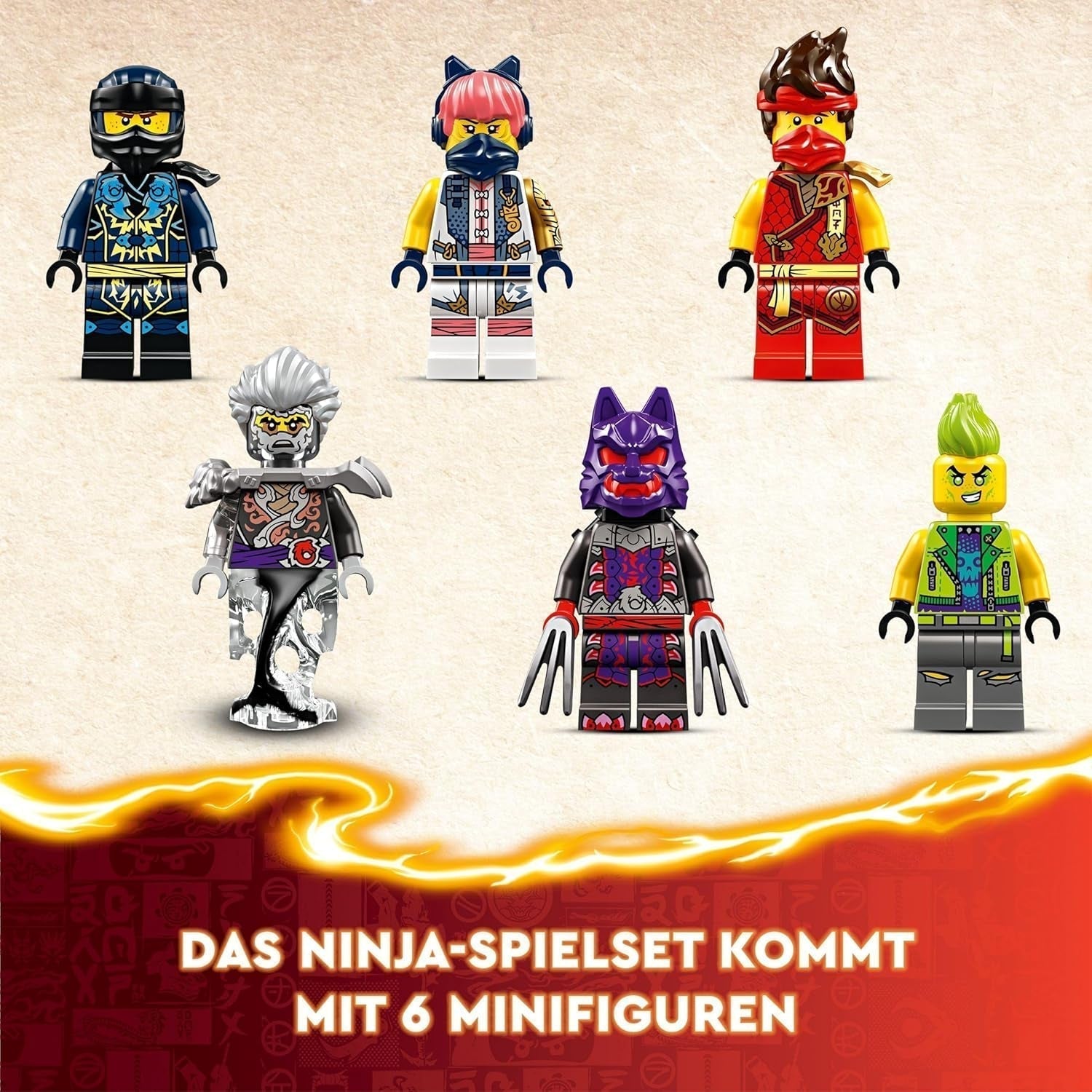 LEGO NINJAGO Tournament Arena Dobrodružná hračka pro děti Sada Ninja se 6 minifigurkami Kolekce stavebnice Dárek k narozeninám pro 7leté chlapce a dívky 71818 Stavebnice Besuche den LEGO-Store