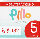 Plenky Pillo 3 - Krabice 168 plen, 6 balení po 28 plenkách, velikost 3 - Midi (6-10 kg) - Plenky pro miminka