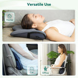 Ergonomický bederní opěrný polštář Snailax s masáží a vyhříváním, opěrný polštář Shiatsu z paměťové pěny, sedací polštář se 3 intenzitami masáže | 2 stupně ohřevu | 3 časovače | pohodlné sezení