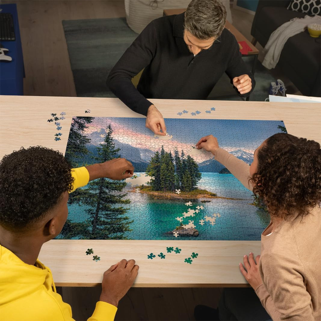 Puzzle Ravensburger 16714 - Spirit Island Canada - 2000 dílkové puzzle pro dospělé a děti od 14 let, puzzle na šířku s motivem Kanady Puzzle Naty Shop