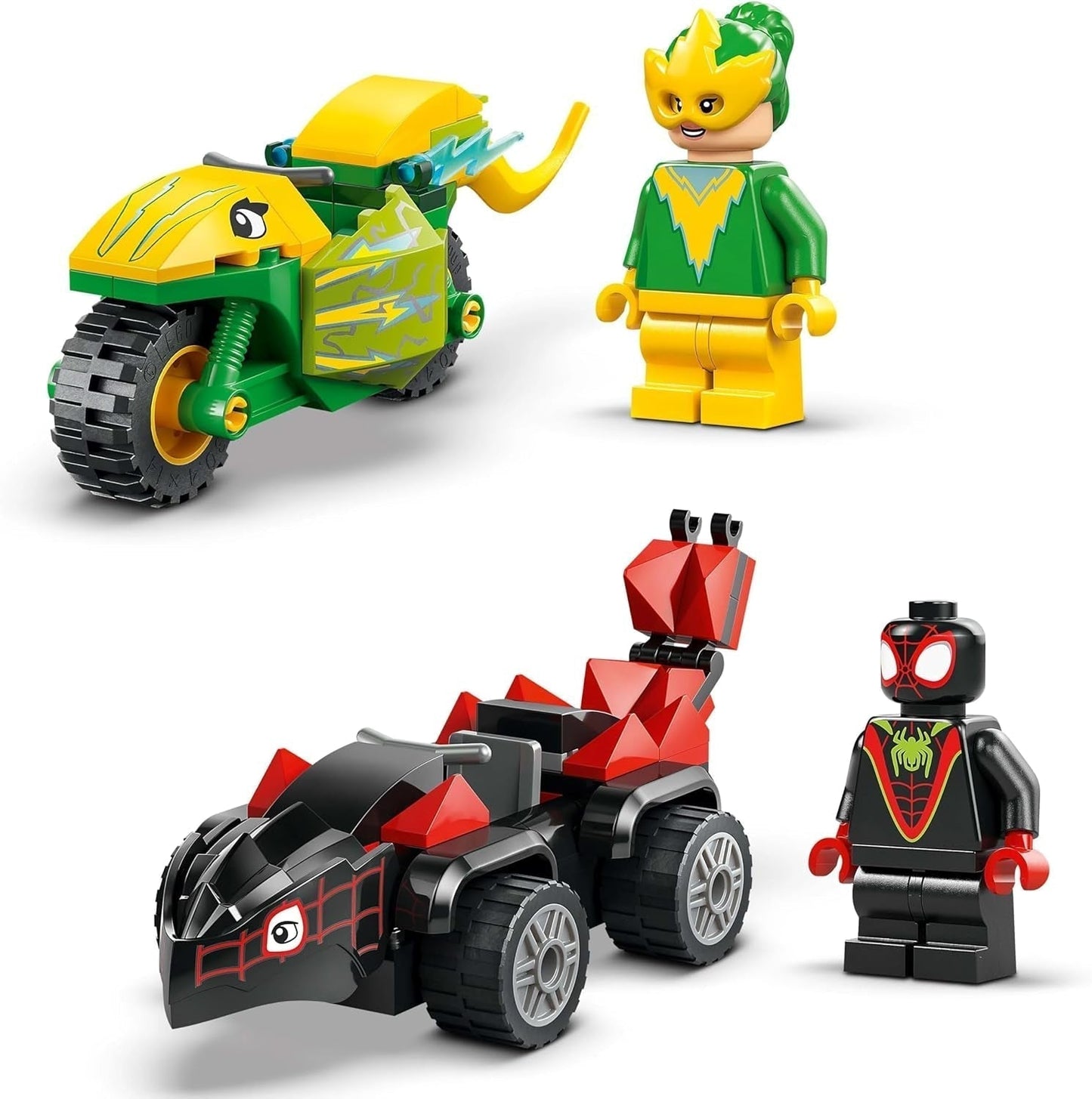 LEGO Marvel akční zábava s točením a elektro ve svých Dino Speedsterech, sestavitelné auto pro superhrdiny pro chlapce a dívky od 4 let, sada pro hrdiny s autíčkem, Spidey a jeho super kamarádi 11198 stavebnic Beuche den LEGO-Store