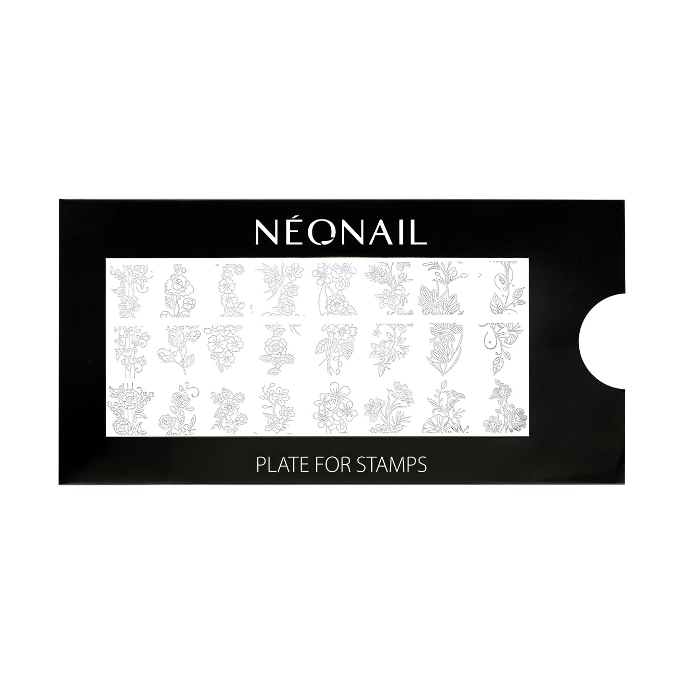 NÉONAIL Nagel Stempel Mit Schaber - Nägel Selber Machen - Razítko na nehty - Nageldesign Für Nagel Schablone - Francouzské nehty Stempel - Silikon Nagelstempel
