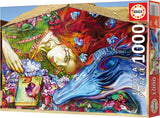 Educa - Puzzle 1000 dílků pro dospělé | Sant Jordi, Lily Brick. Rozměry: 68 X 48 cm. Obsahuje lepidlo na puzzle Fixpuzzle. Už 14 let (19926) Puzzle Naty Shop