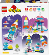 Raketoplán LEGO DUPLO 3 v 1 Spousta dobrodružných vesmírných sad Hračka s raketou pro děti Stavební vědecká hračka Dárek pro motorické dovednosti pro raný vývoj pro 3 roky 10 422 stavebnic Beuche den LEGO-Store