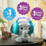 Baby Einstein Earl the Elephant ozvučení Bluetooth, hudební systém + noční světlo, hračky od miminka po batole Bebe Naty Shop