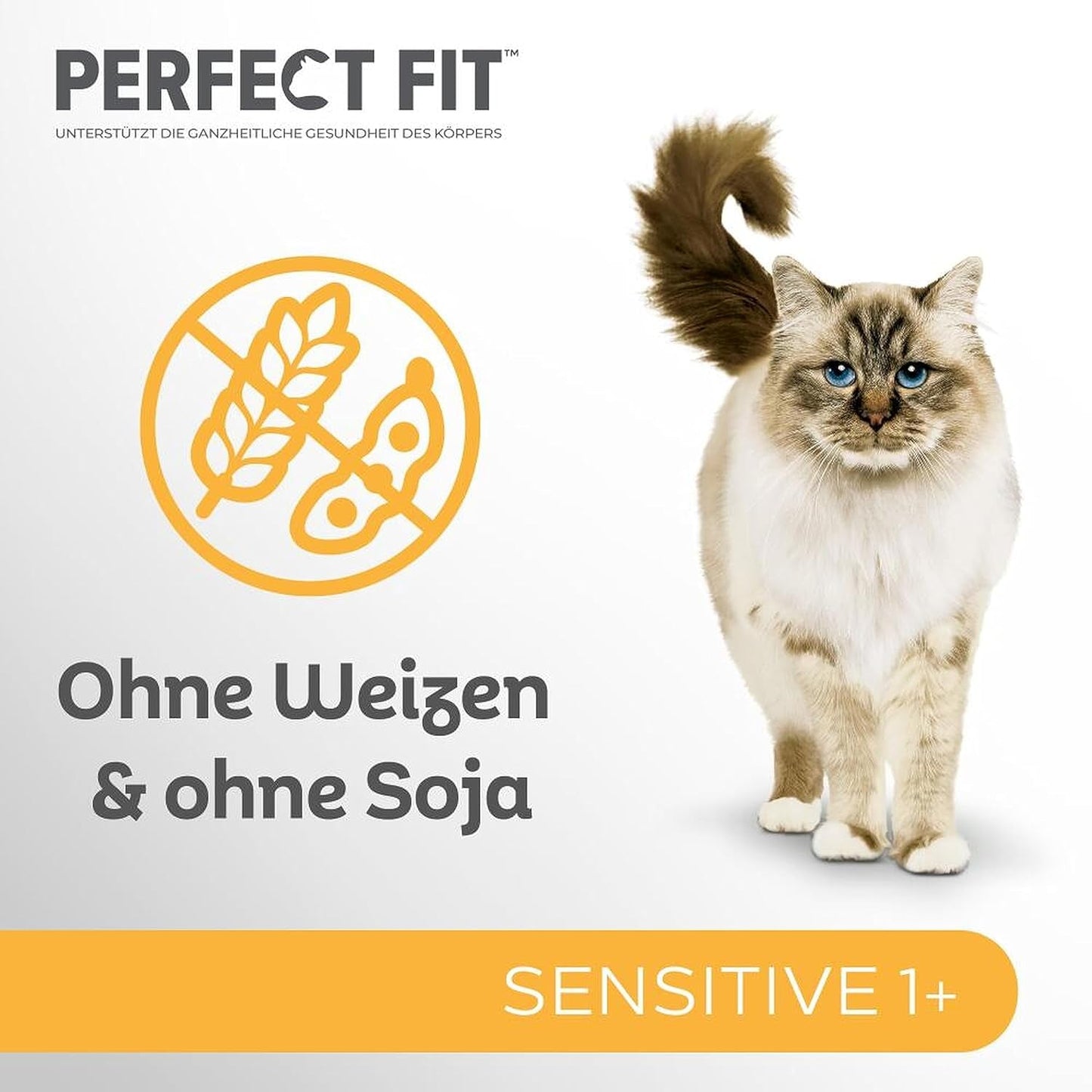 Mokré krmivo pro kočky Perfect Fit Sensitive 1+ s kuřecím masem v omáčce, 12 sáčků, 12 x 85 g - Prémiové vlhké krmivo pro citlivé kočky od 1 roku, bez pšenice a sóji, pro podporu trávení