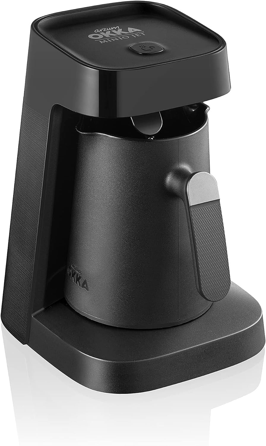 Turecký kávovar Arzum Okka MINIO JET, 400 W, kapacita 5 šálků, ochrana proti přetečení, akustický výstražný systém, turecký kávovar, chrom