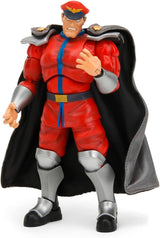 Figurka Jada Toys Street Fighter Guile (15 cm) - Street Fighter 2: The Final Challengers Sběratelská pohyblivá akční figurka s alternativní hlavou, rukama a doplňky, akční figurky starší 13 let Naty Shop M. Bison
