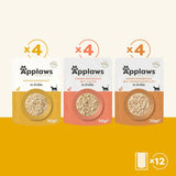 Applaws Natural Mokré krmivo pro kočky Sáčky Více balení kuřecí vývar Výběr - 12 sáčků x 70 g