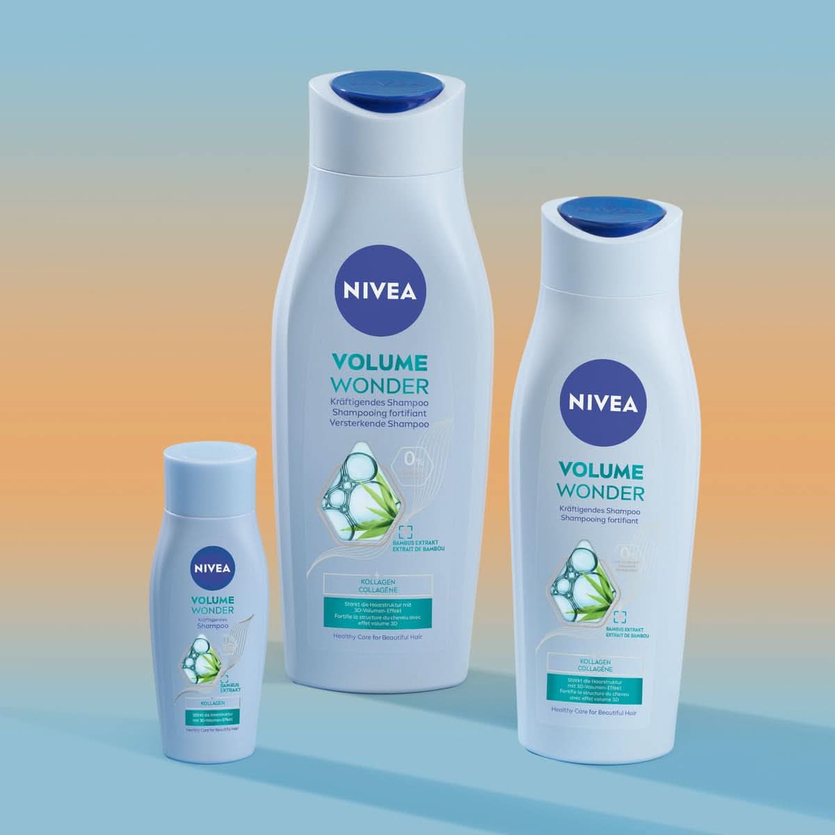 NIVEA Volume Wonder Posilující šampon, šampon pro objem, 50 ml Sprcha a koupel Naty Shop