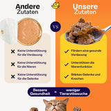 The Better Cat - Mokré krmivo bez obilovin s extra vysokým obsahem masa - Prémiové krmivo pro kočky bez obilovin a cukru (200 g, kuře)