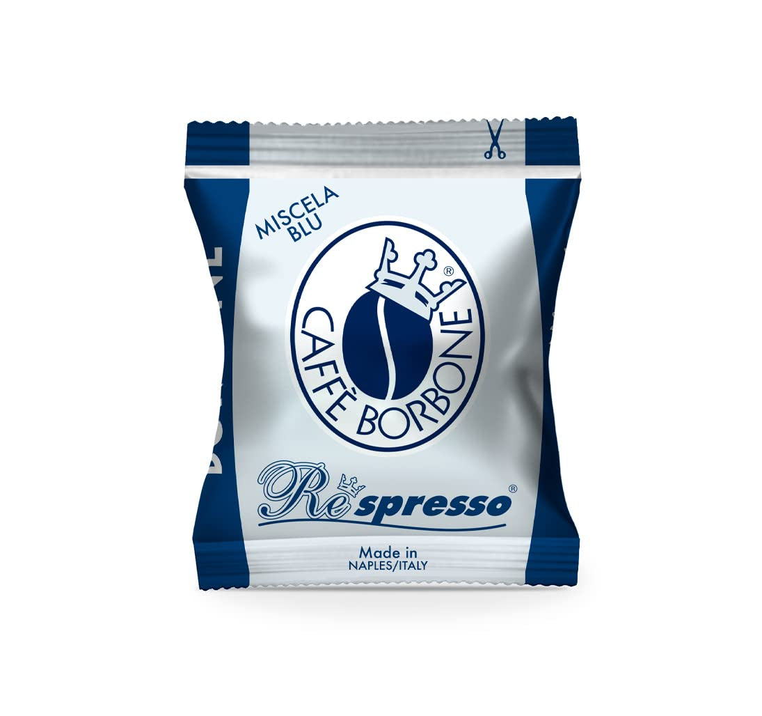 Caffè Borbone Kaffee Kapseln Respresso, Blaue Mischung, 100 stück & Kaffee Kapseln Respresso, Entkofeinierte Dek Mischung – 100 stück – Kompatibilní s Häuslichen Kaffeemaschinen Nespresso®*