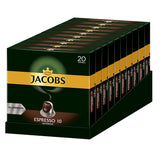 Jacobs Kaffeekapseln Guten Morgen XL Intense - 10er Pack (10 x 20 Getränke) & Kaffeekapseln Espresso Intenso, Intensität 10 von 12, 200 Nespresso®* kompatibilní Kapseln, 10 x 20 Getränke
