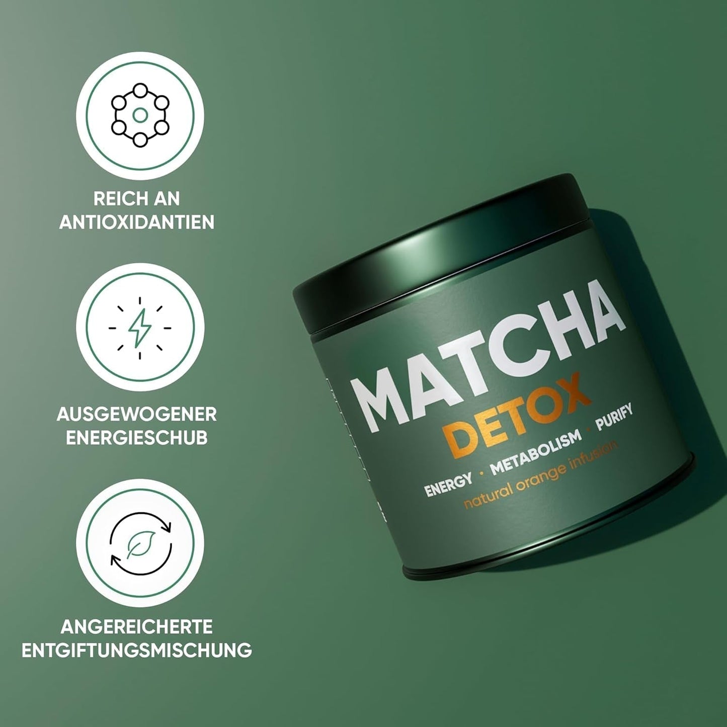 WOW TEA Matcha prášek - jemný prášek z Japonska se svěží chutí - ideální pro Matcha čaj, latté nebo smoothie - bez přísad (detox)