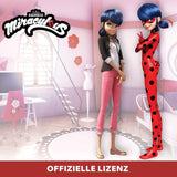 BANDAI - Miraculous Ladybug - Módní panenka Marinette a Ladybug - 26cm kloubová panenka se 2 outfity - Kloubová panenka Miraculous Toy - Hračka pro děti od 4 let - P50355