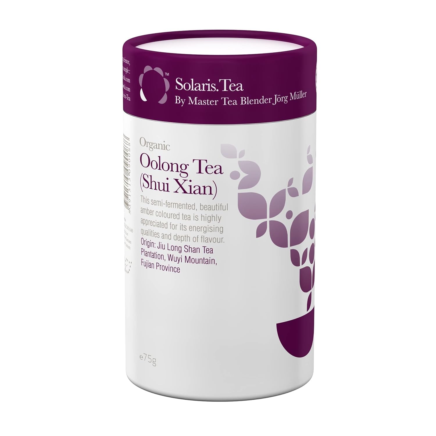 Organický oolong (Shui Xian), balení 1 ks (1 x 75 g)