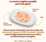 almo nature HFC Natural - Mokré krmivo pro kočky - s kuřecím masem - Lidská kvalita, Bez lepku, Monoprotein - 55g, balení 6 ks