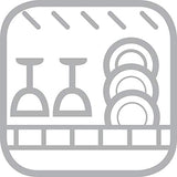 Sada šálků na espresso Zeller 26510, 12dílná, kouzelné oči, bílá