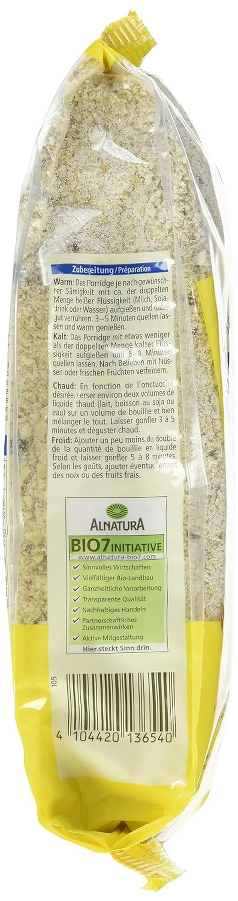 BIO základ kaše z ovesných vloček a špaldové kaše, 500g (balení 3 ks)