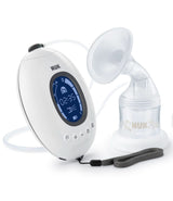 NUK Nature Sense dvojitá elektrická odsávačka mateřského mléka | S baterií, LCD displejem 2X nádobky na mateřské mléko 150 ml Příslušenství Jídlo a kojení Bebe Naty Shop Odsávačka mléka