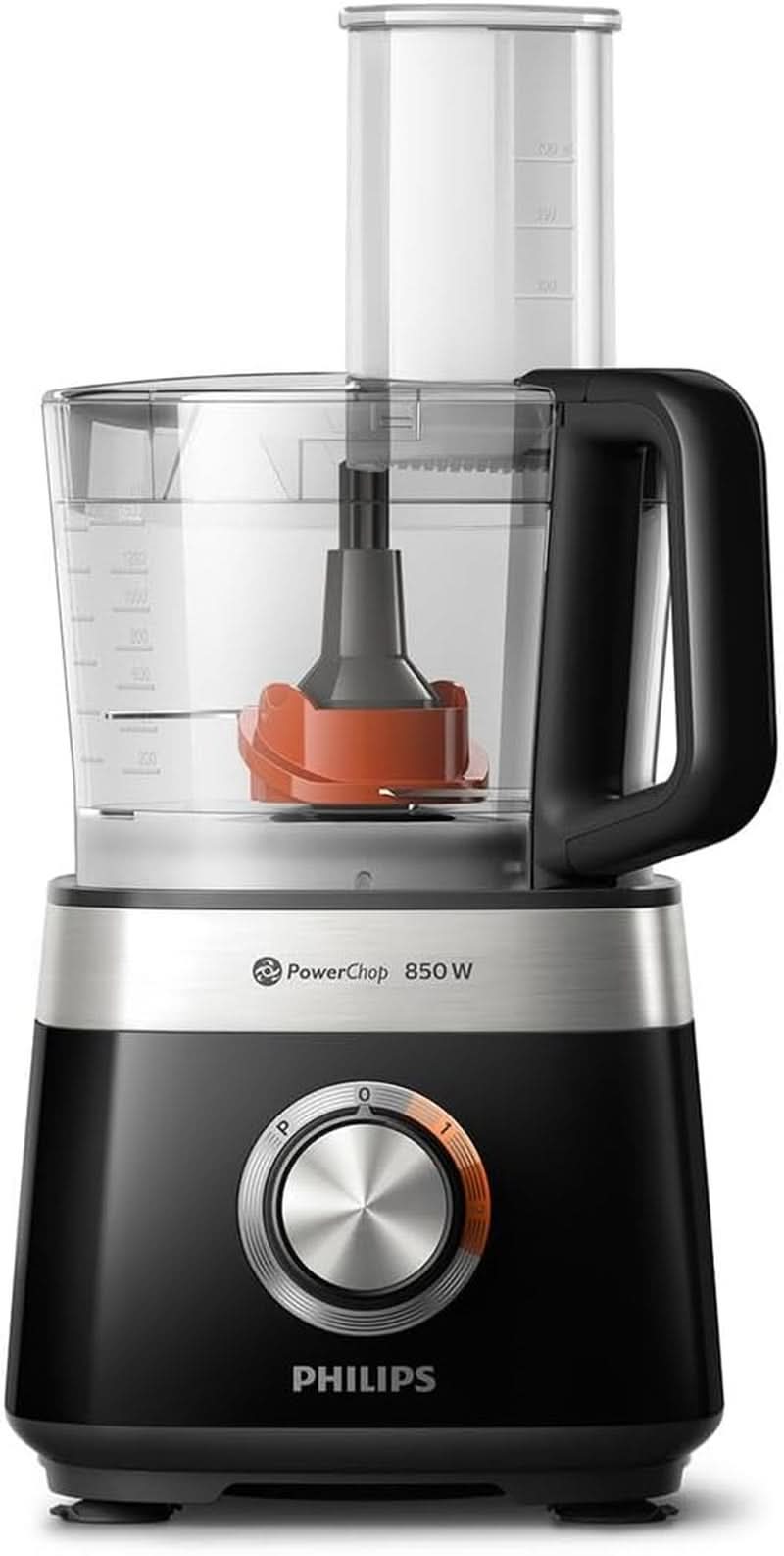 Kompaktní kuchyňská linka Philips – 850 W, 31 funkcí, 2,1-litrový pohon, Powerchop, Edelstahlklinge (HR7530/10) Kuchyně Naty Shop 850 W, 29 funkcí + Standmixeraufsatz